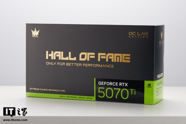 融创优配 影驰RTX 5070 Ti HOF OC LAB黑魂X显卡评测：豪华供电 + 激进性能